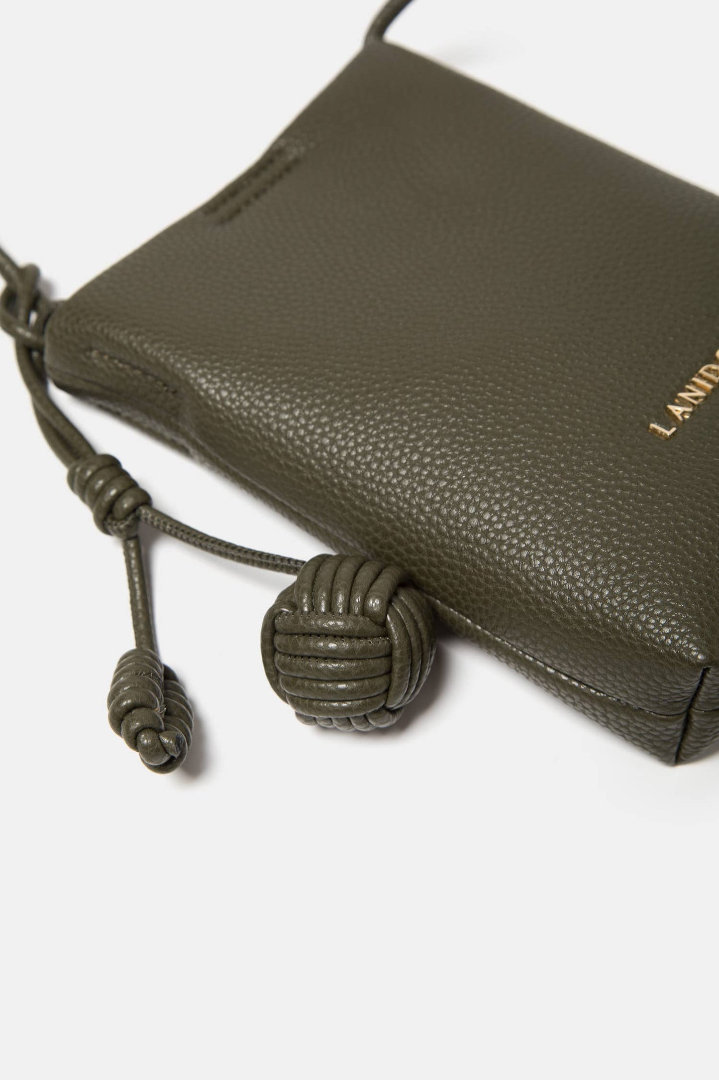 Borsa a tracolla in finta pelle liscia