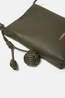 Borsa a tracolla in finta pelle liscia