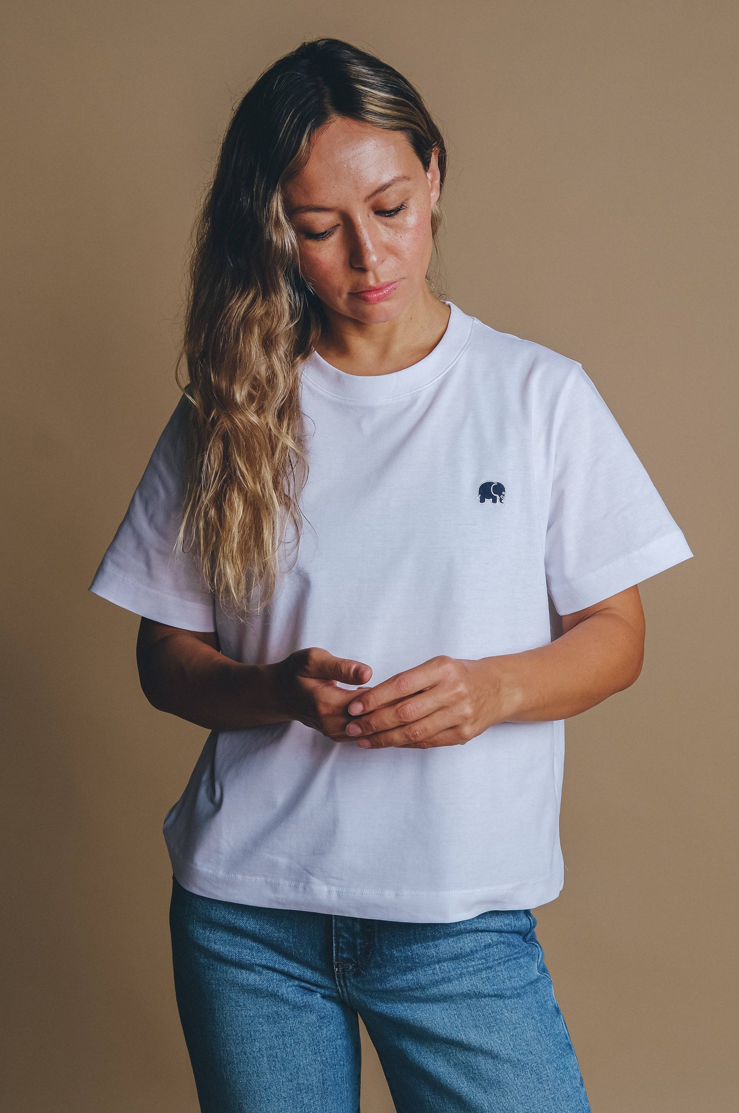 T-shirt donna Explanada in cotone biologico bianca
