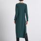 Abito midi Malha con scollo a V
