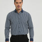 Camicia a righe comfort blu navy