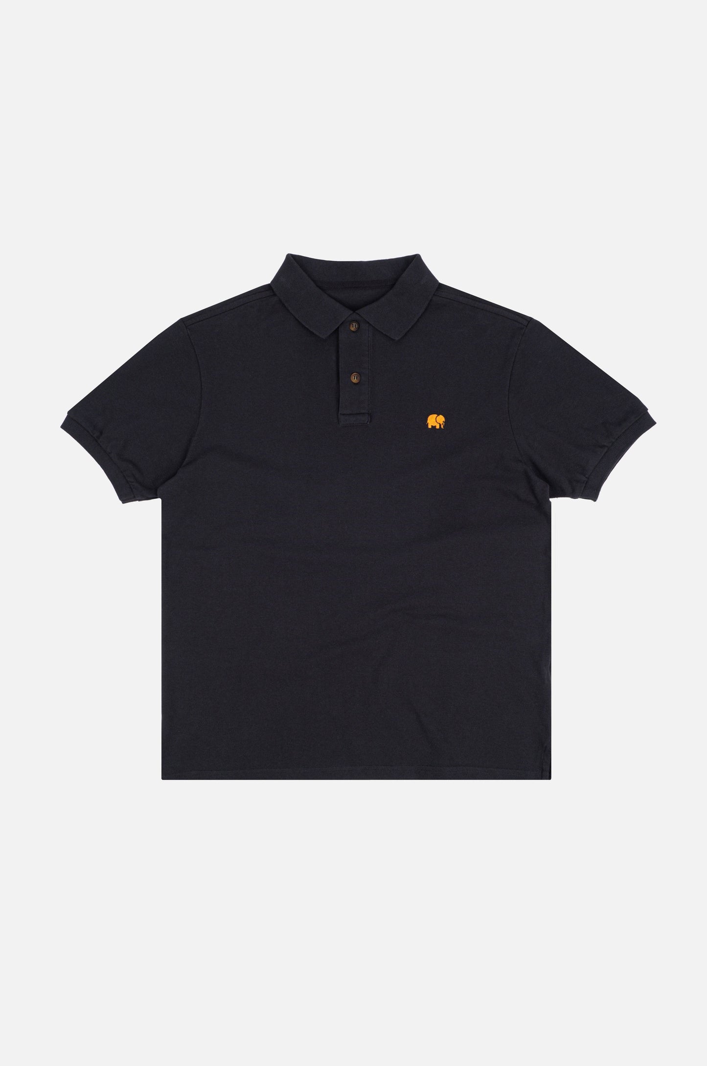 Polo Essential in Cotone Biologico Blu