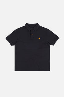 Polo Essential in Cotone Biologico Blu