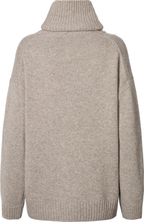 Maglione Vera in lana d’agnello GOTS grigio pietra