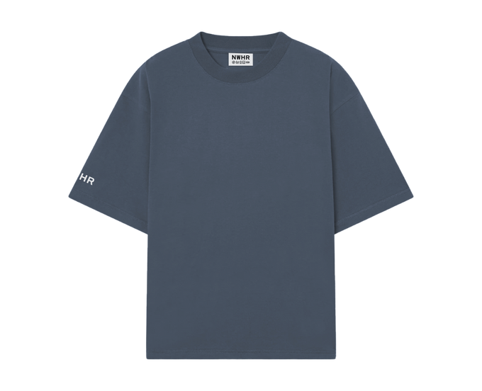 T-shirt Essentials lavata blu navy
