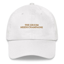 Cappello ricamato “The Groom Needs Champagne”