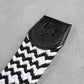 Cintura elastica bicolore bianco e nero