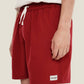 Pantaloncini in lino rossi Carriage