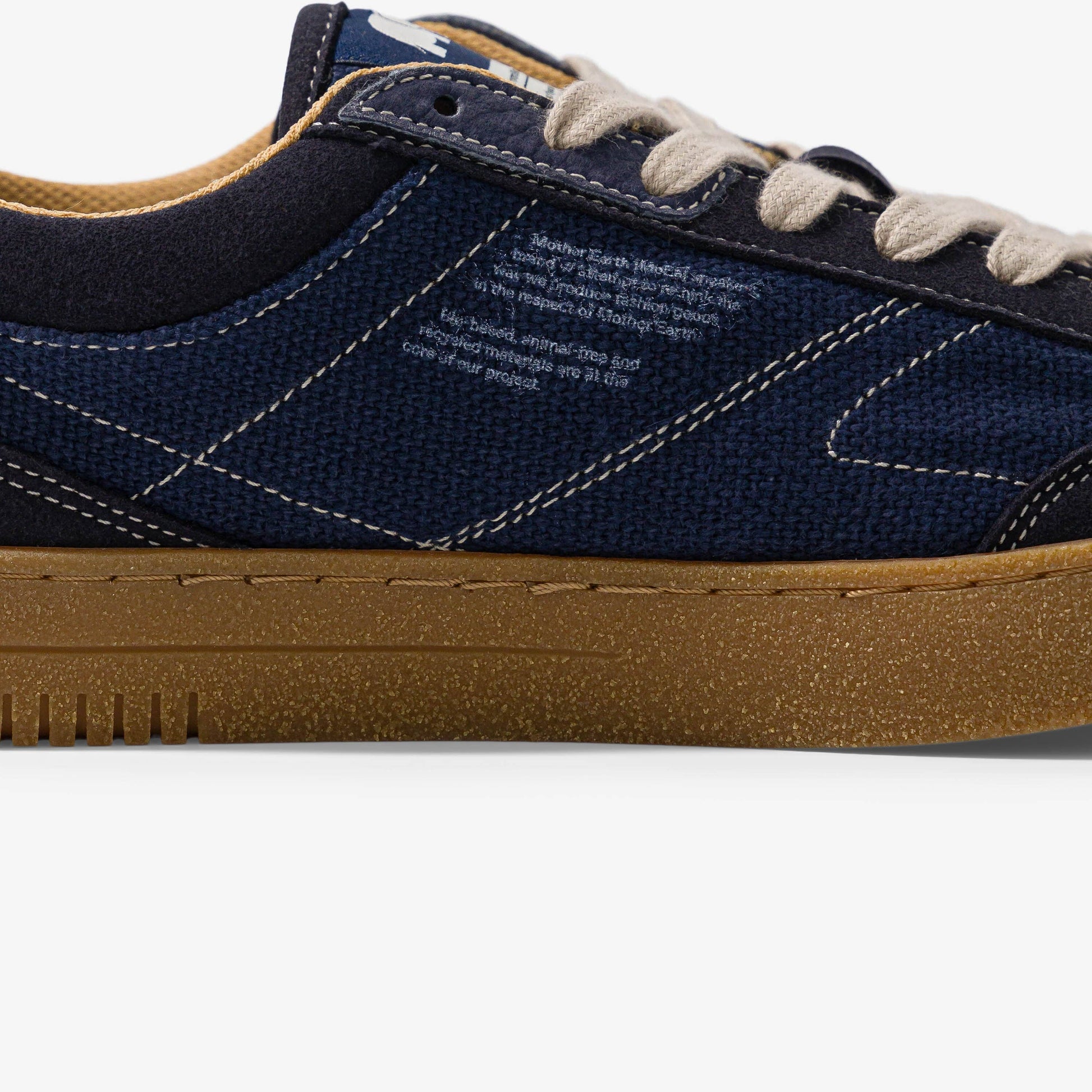 Sneakers vegane blu navy in pelle di fungo
