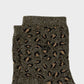 Calzini alla caviglia in cotone pettinato leopardati glitter khaki