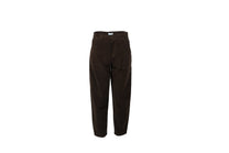Pantaloni in bombazine con risvolti