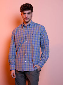 Camicia uomo in cotone 100% a quadri