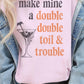 T-shirt Oversize Grafica Witches Martini