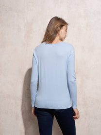 Maglione in maglia con lurex da donna