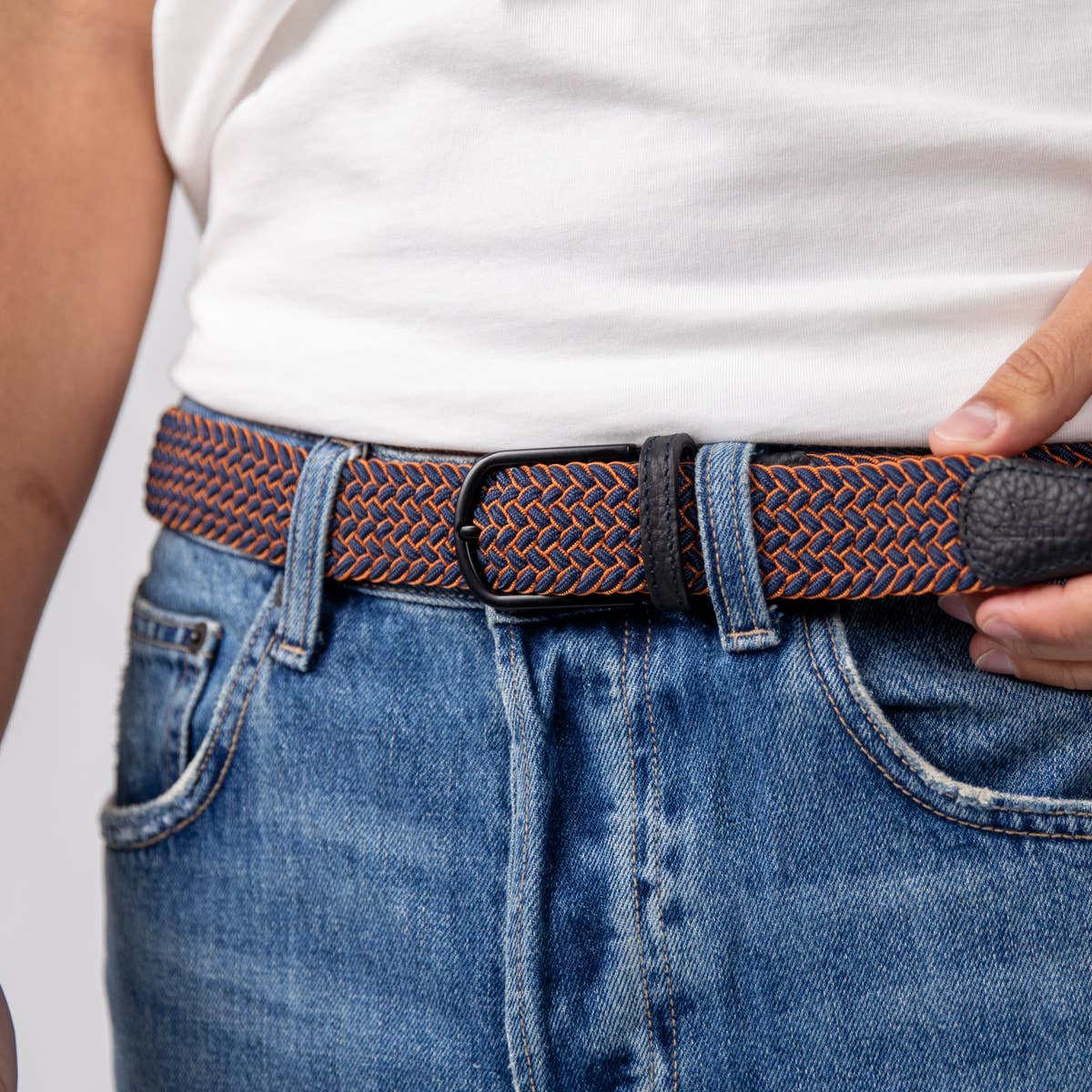 Cintura elastica intrecciata regolabile Durbuy