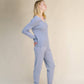 Pantaloni yoga in misto cashmere 3D knit