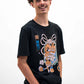 T-shirt unisex Omamori Tigre in cotone biologico