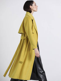 Cappotto lungo con cintura