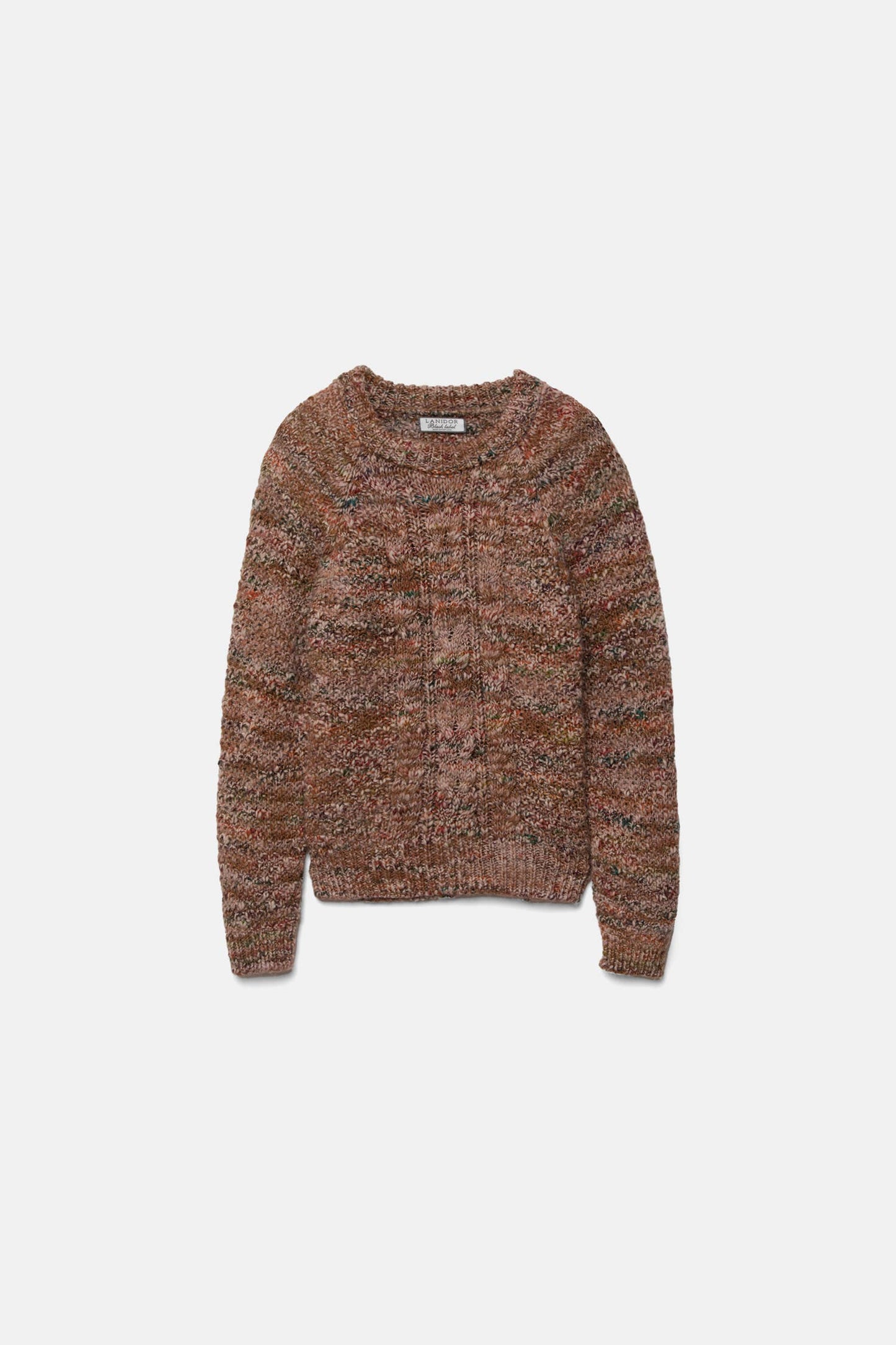 Maglione a maglia strutturata multicolor