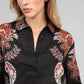 Camicia Alina Multicolore in Popeline di Cotone