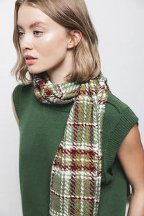 Gilet in maglia rasata con scollo rotondo