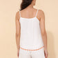 Top Tilda in mussola di cotone con spalline sottili