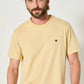 T-shirt Bart in cotone biologico giallo pallido