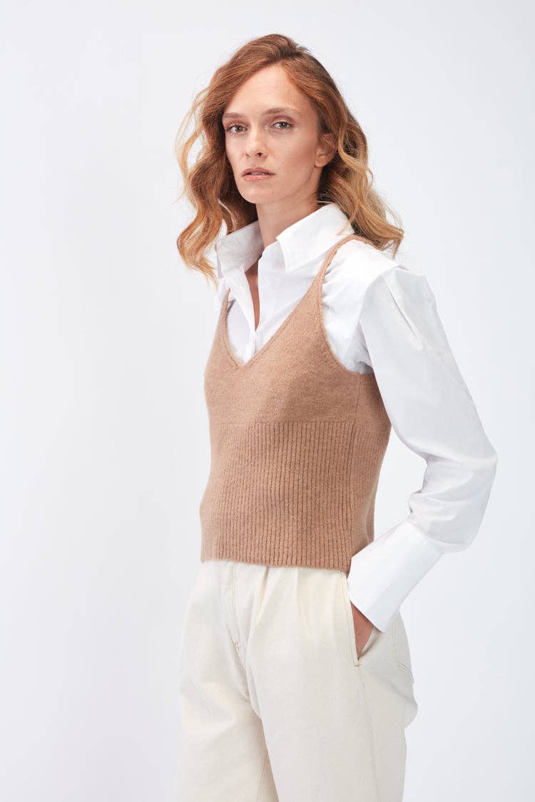 Gilet in maglia da donna