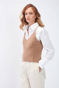 Gilet in maglia da donna