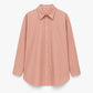 Camicia oversize morbida beige