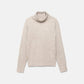 Maglione dolcevita in maglia strutturata