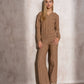 Maglione con cappuccio jacquard da donna