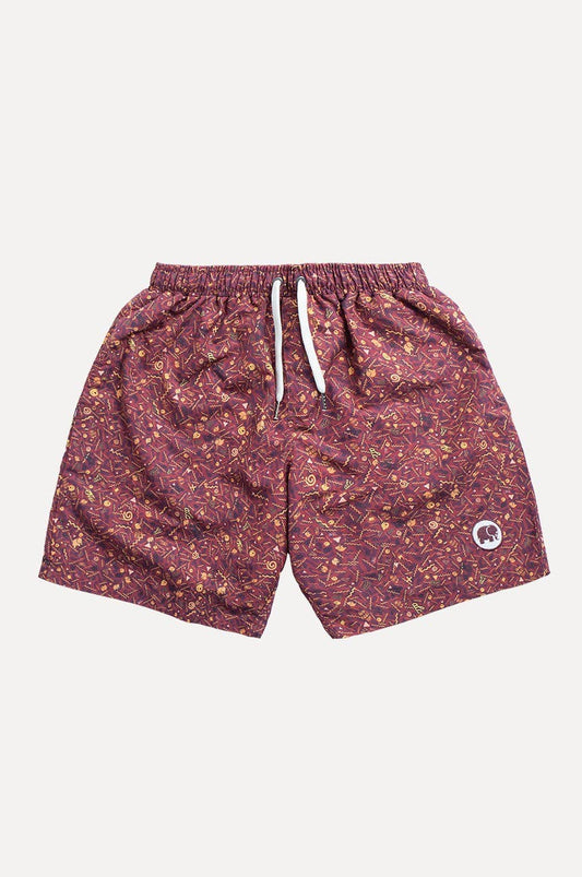 Costume da bagno Dogtown in SEAQUAL® YARN rosso