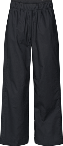 Pantaloni Thilde in popeline di cotone biologico neri