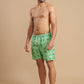 Costume da bagno Tiles in SEAQUAL® YARN verde acqua