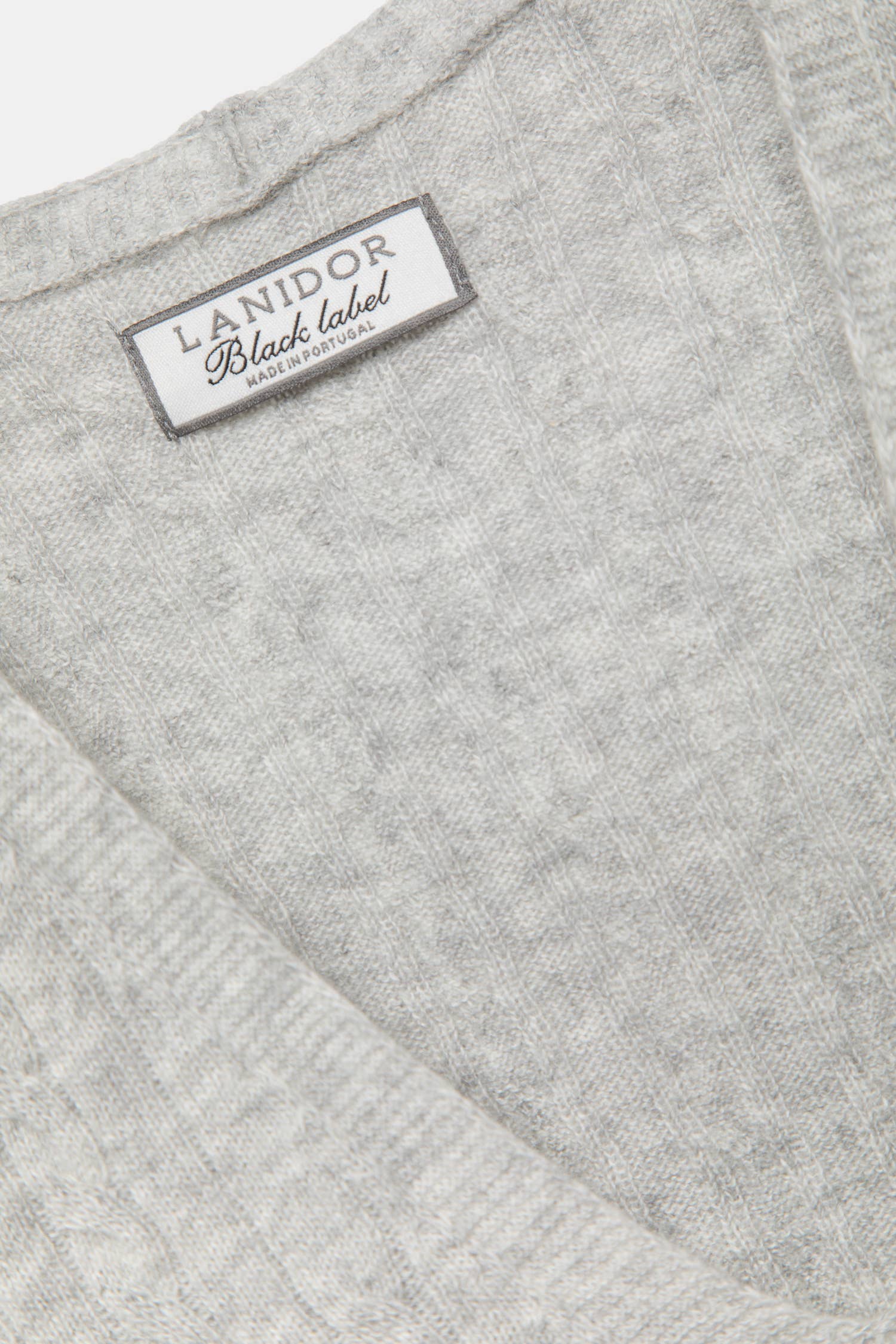 Gilet in Maglia Strutturata con Scollo a V