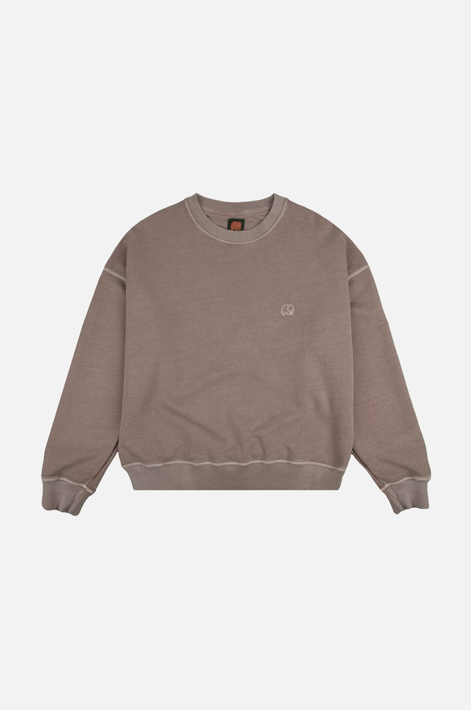 Felpa Oversize Pesante Donna Pigmentata Brindle