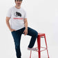 T-shirt Mammouth con logo vintage