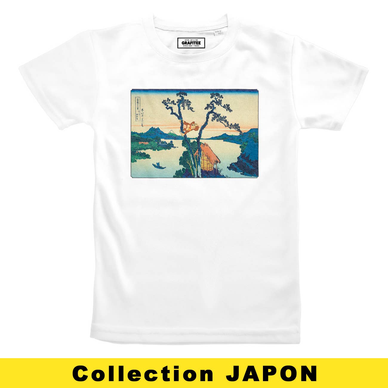 T-shirt unisex in cotone biologico con stampa Floating Jungle