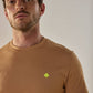 T-shirt Beau Pic in cotone biologico color rame