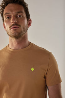 T-shirt Beau Pic in cotone biologico color rame