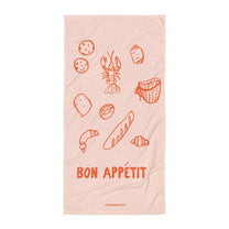 Asciugamano mare Bon Appétit