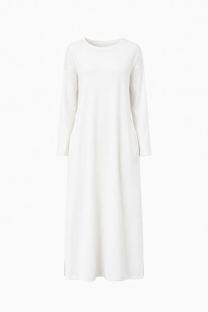 Abito midi in maglia morbida con tasche