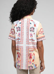Camicia Lovegood color pesca