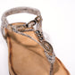 Sandali flat animalier con applicazioni metalliche