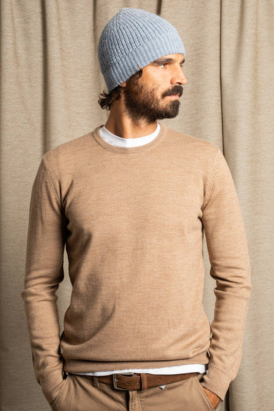 Berretto Stella Ghiacciaio in lana merino e alpaca