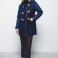 Cappotto montgomery con cappuccio