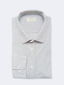 Camicia casual Forno Triple a righe sottili