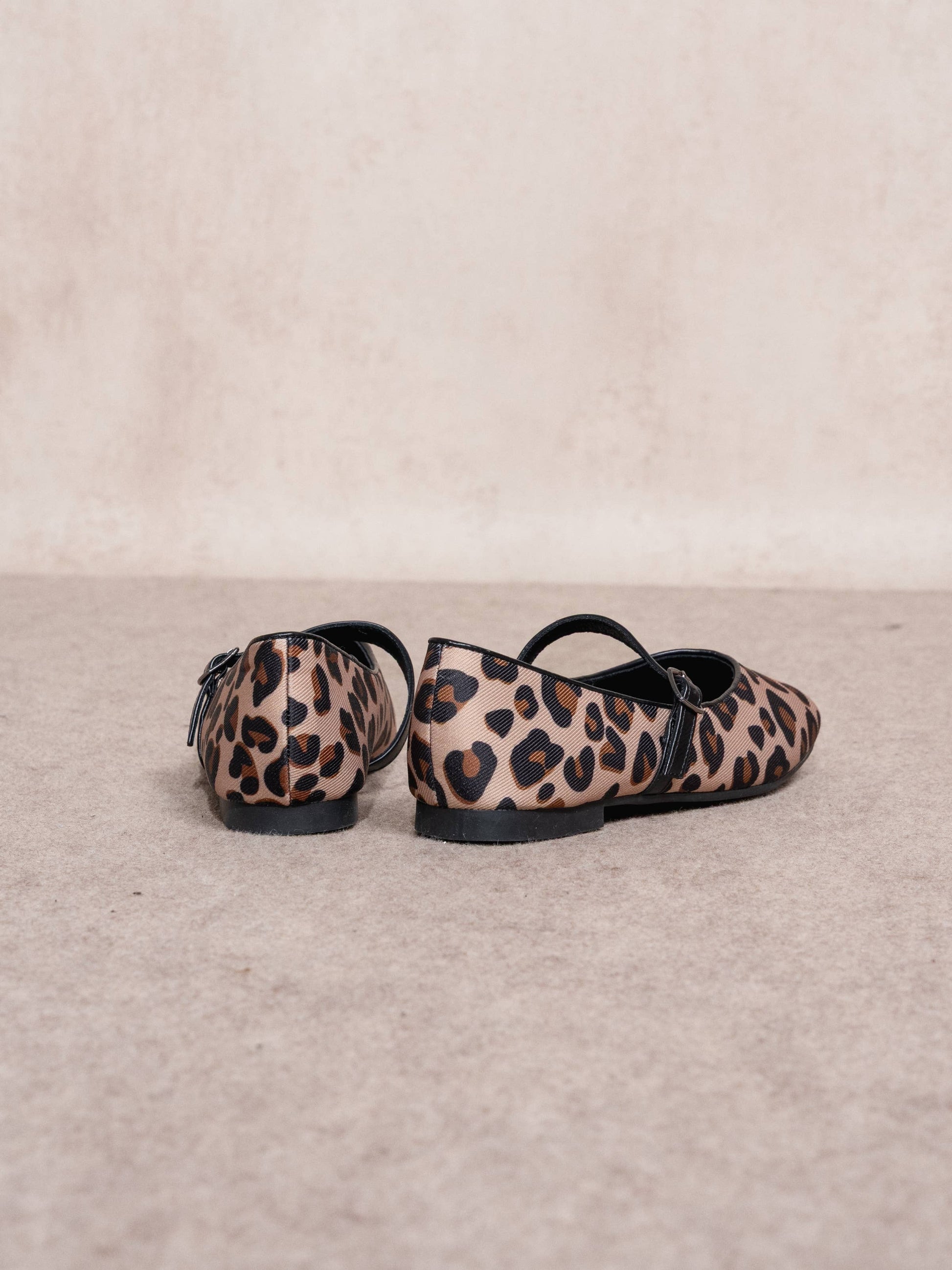 Ballerine Mary Jane animalier leopardate