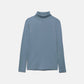 Maglione dolcevita in maglia rasata